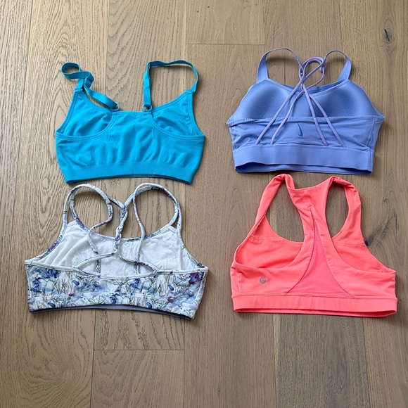 Set of Four Sports Bras in Various Colors - Picture 2 of 2
